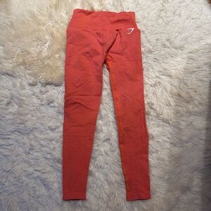 Gym shark vital seamless 2.0 leggings orange marl